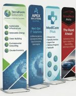 harmony air portable banner stands