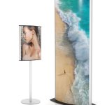 convex poster sign holder
