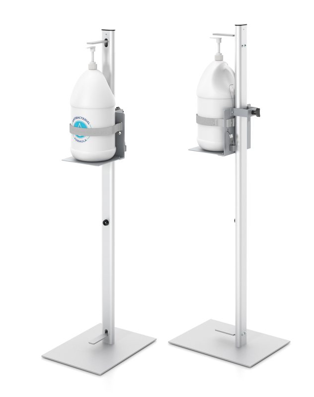 foot operated dispenser stand