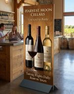 Mightee Mount sign stand winery