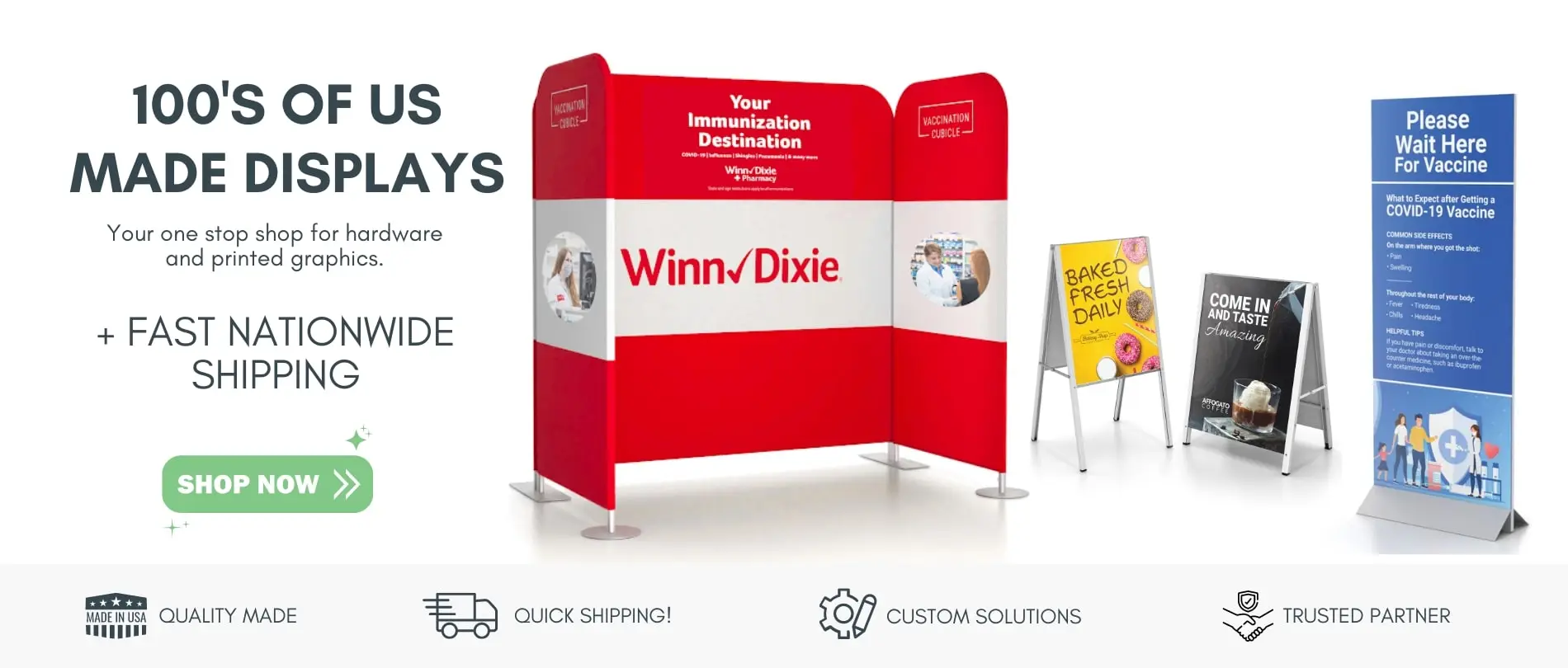 us made displays and stands