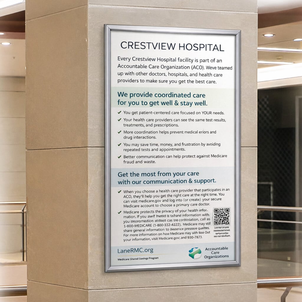 hospital signage
