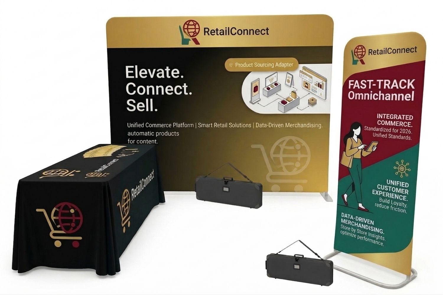 10x10 Tension Fabric Trade Show Kit Portable Trade Show Booth