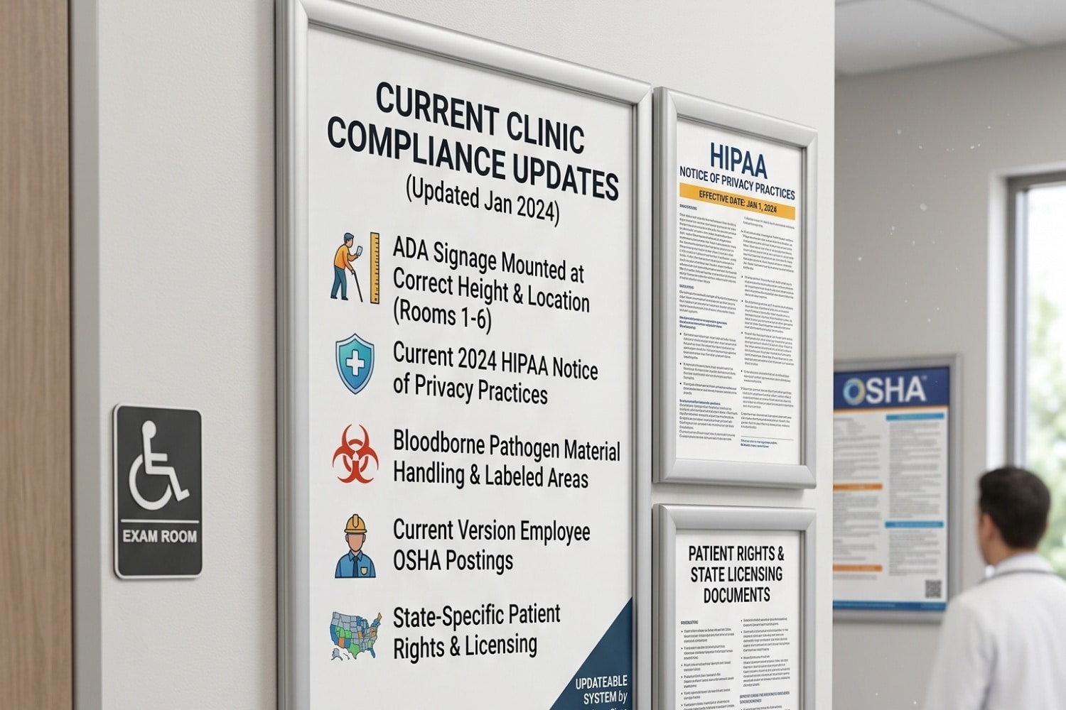 healthcare signage requirements